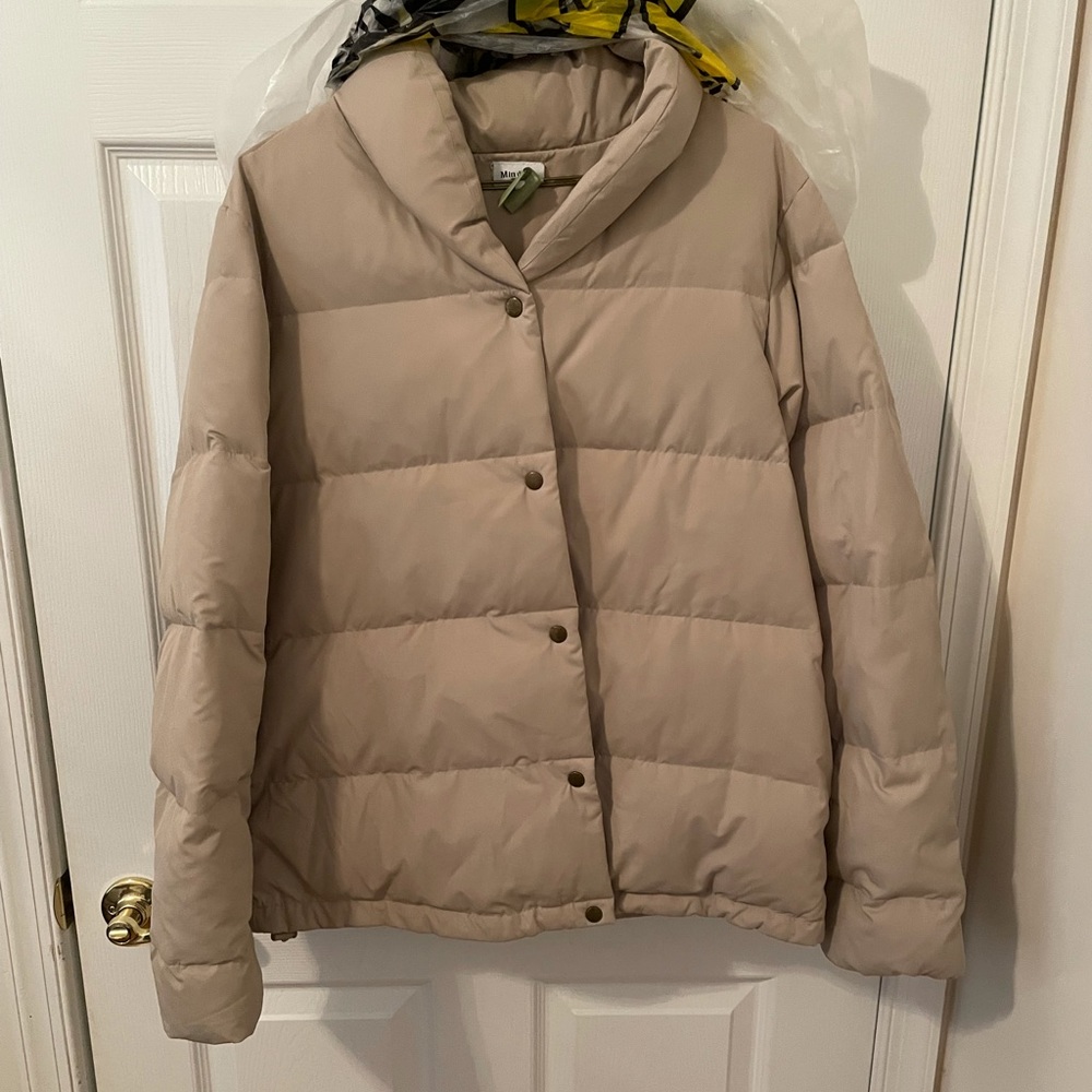 Mimi maternity puffer coat